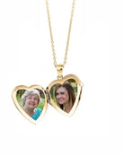 Loved Remembered Gold Filigree Heart Classic Locket