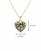 Loved Remembered Gold Filigree Heart Classic Locket