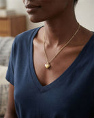 Loved Remembered Gold- Plated Stainless Steel Bubble Heart Urn