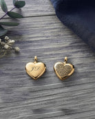 Loved Remembered Gold- Plated Stainless Steel Bubble Heart Urn