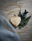 Loved Remembered 'Heirloom' Gold Classic Locket