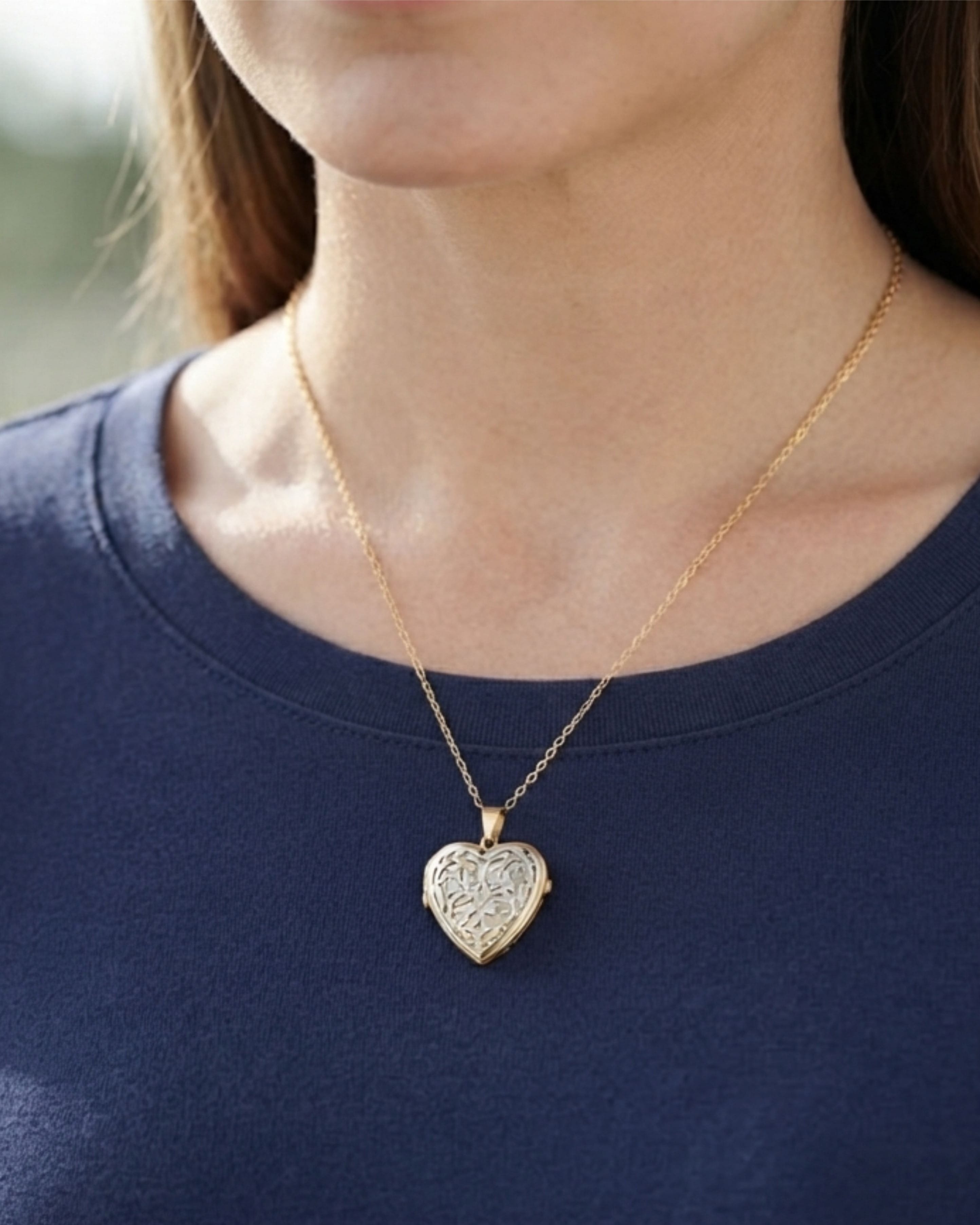 Loved Remembered 'Heirloom' Gold Classic Locket