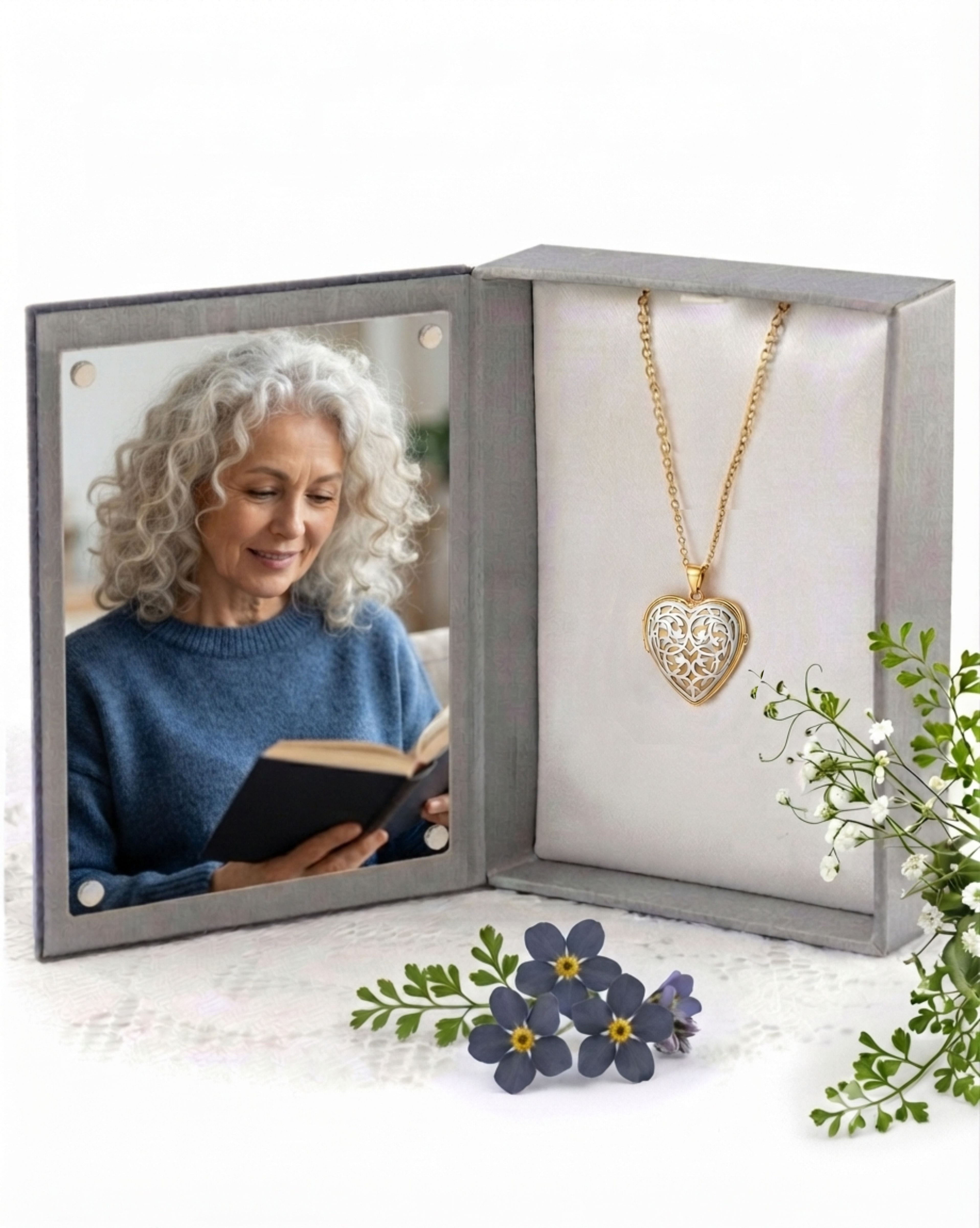 Loved Remembered 'Heirloom' Gold Classic Locket