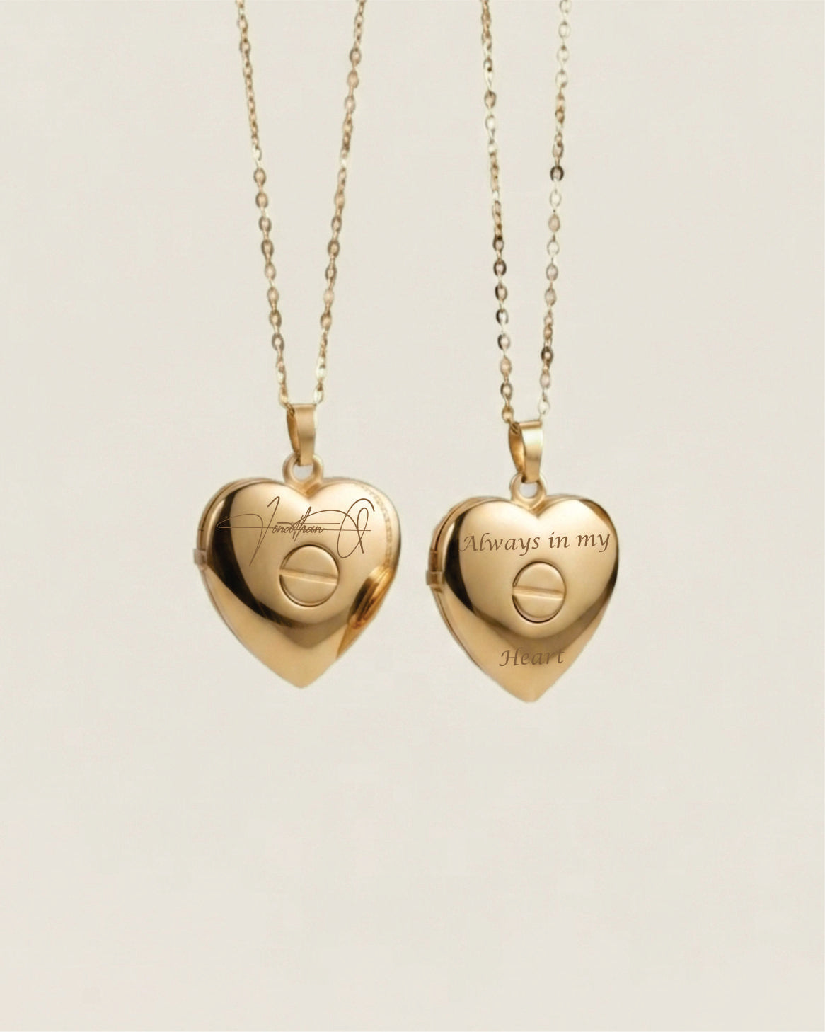 Loved Remembered 'Heirloom' Gold Classic Locket