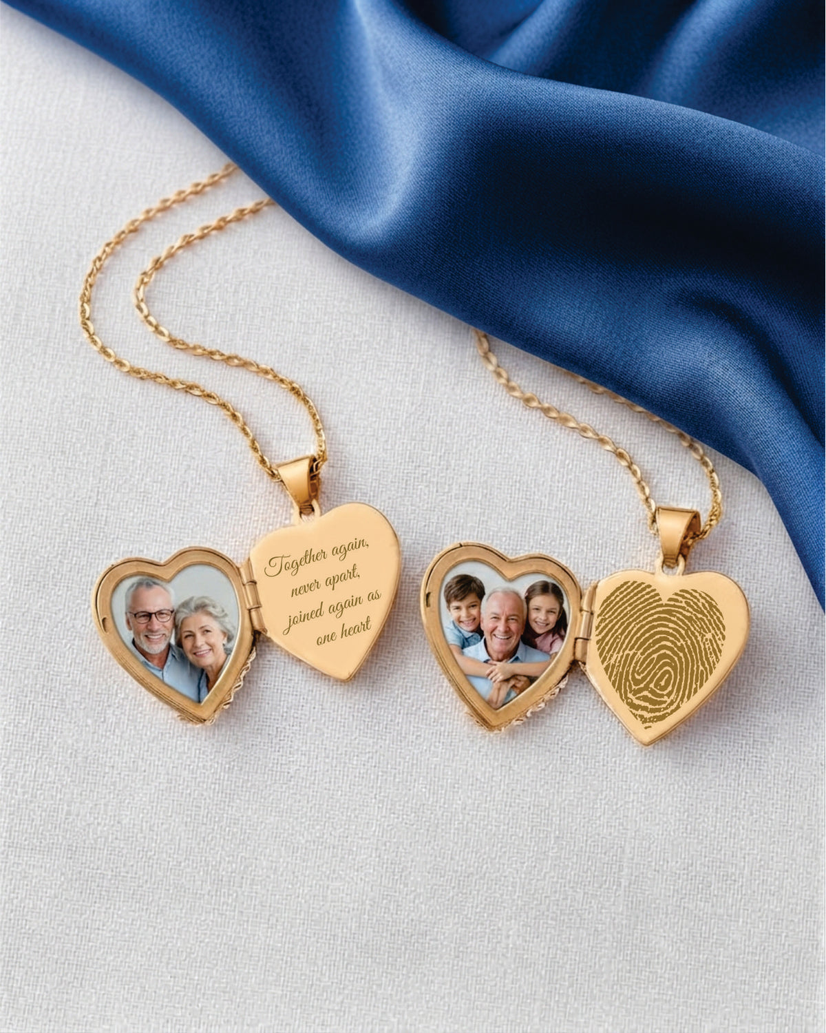 Loved Remembered 'Heirloom' Gold Locket Urn