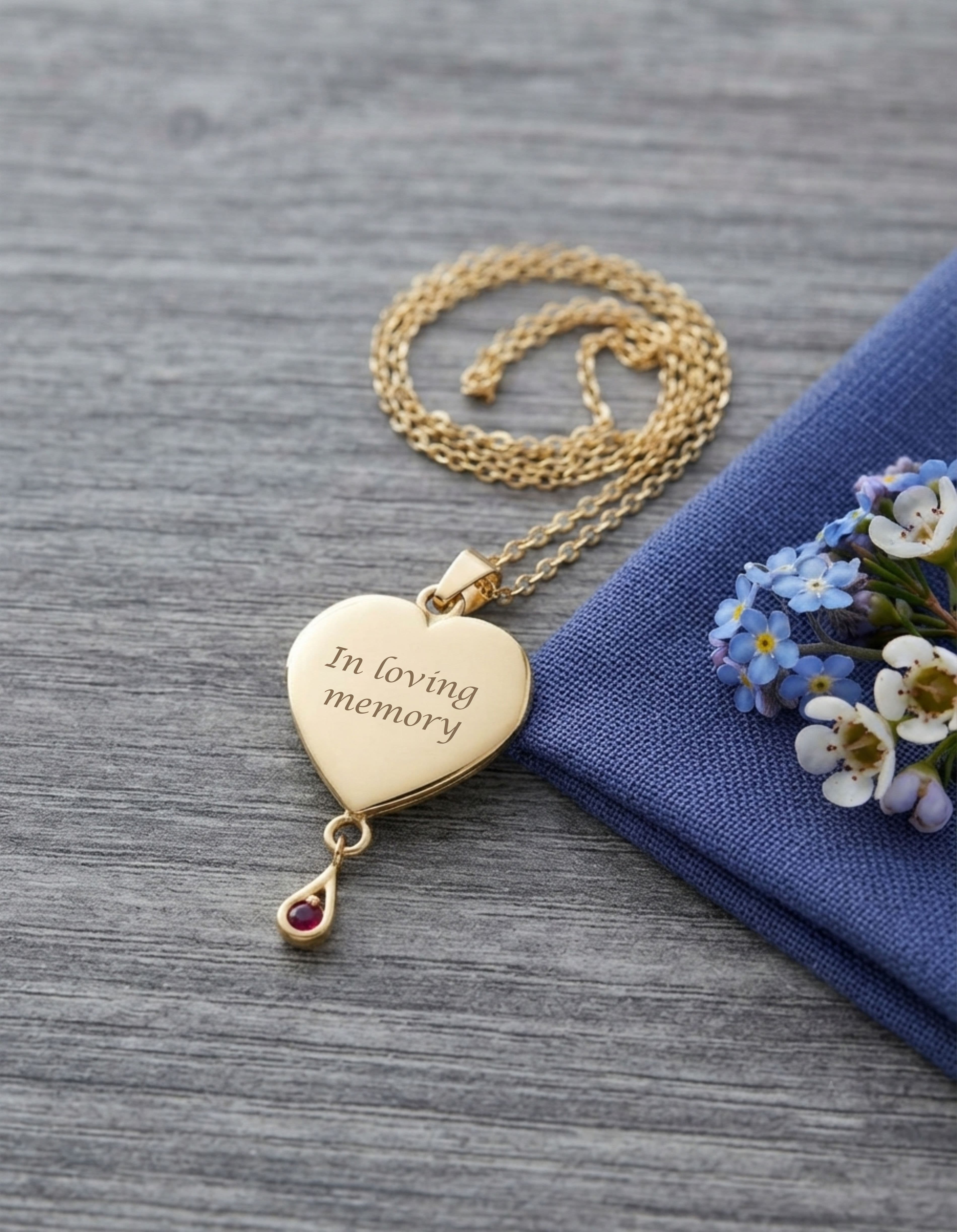 Loved Remembered 'In My Heart Forever' Pendant Urn