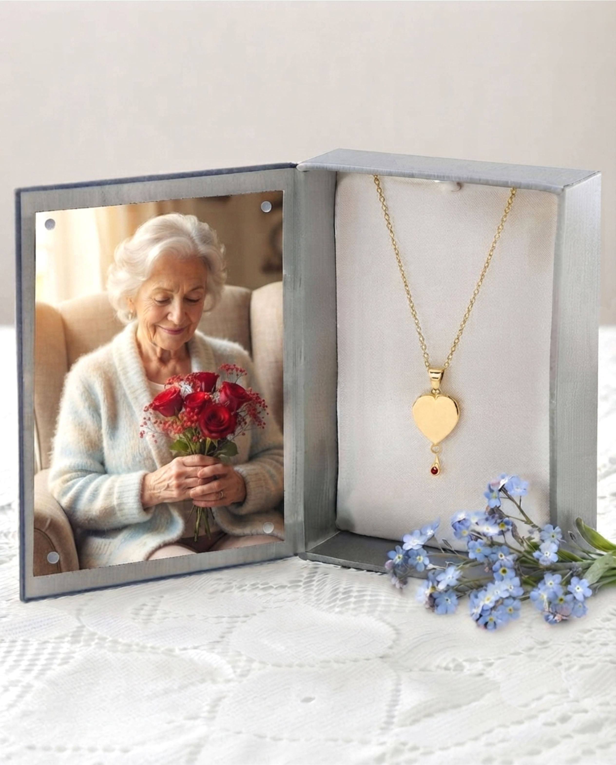 Loved Remembered 'In My Heart Forever' Pendant Urn