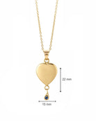 Loved Remembered 'In My Heart Forever' Pendant Urn