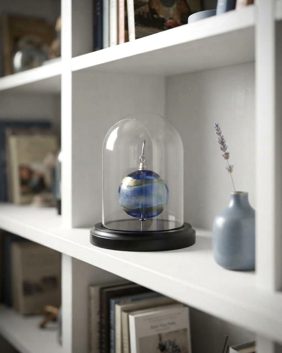 Loved Remembered Keepsake Urn - "Serenity" (Bombe)