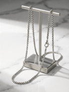 Loved Remembered Men's Stainless Steel Necklace - 22"