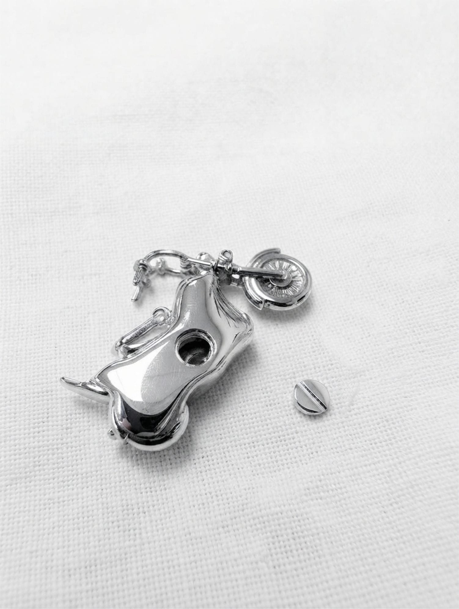 Loved Remembered Motorcycle Pendant Urn