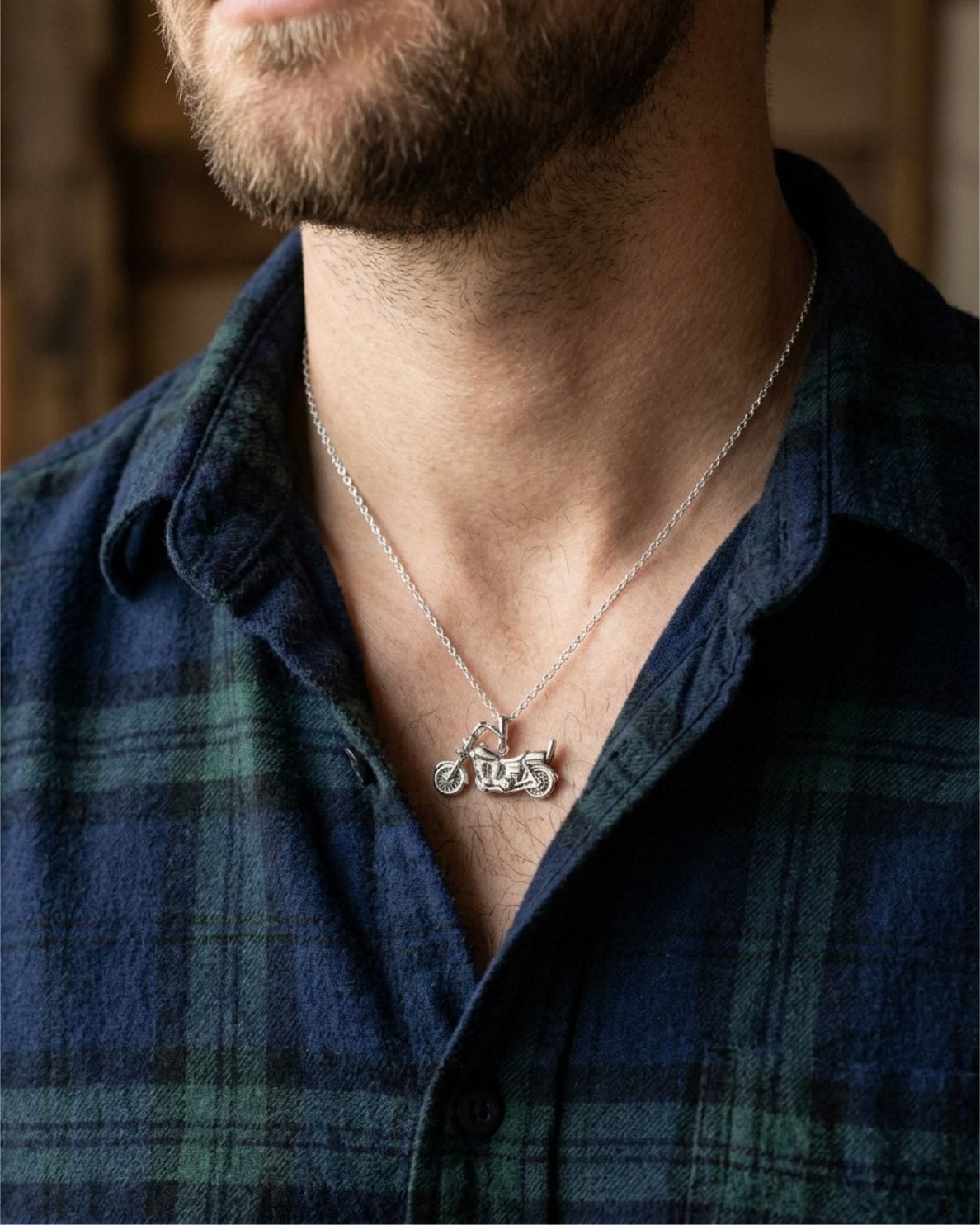 Loved Remembered Motorcycle Pendant Urn