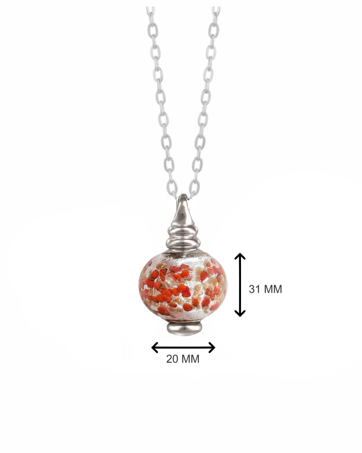 Loved Remembered Murano Glass Bead - Beloved
