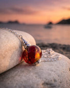 Loved Remembered Murano Glass Bead - Beyond the Sunset
