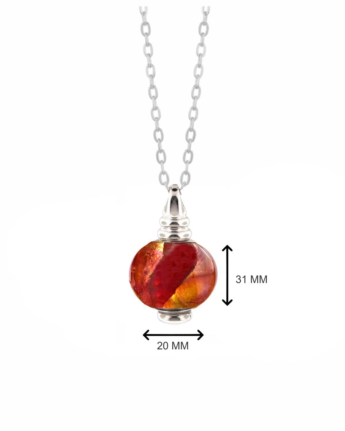 Loved Remembered Murano Glass Bead - Beyond the Sunset