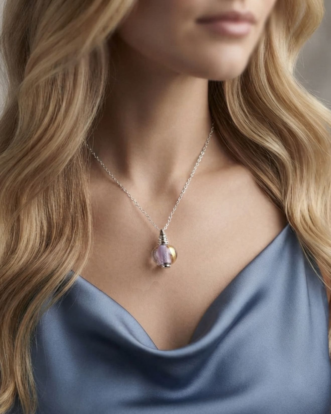Loved Remembered Murano Glass Bead - Loving Whispers