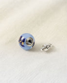Loved Remembered Murano Glass  Bead - Ocean Mist