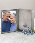 Loved Remembered Murano Glass  Bead - Ocean Mist