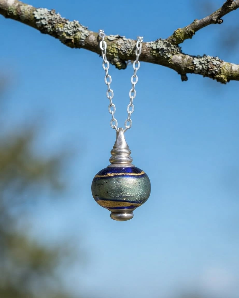 Loved Remembered Murano Glass Bead - 'Serenity'