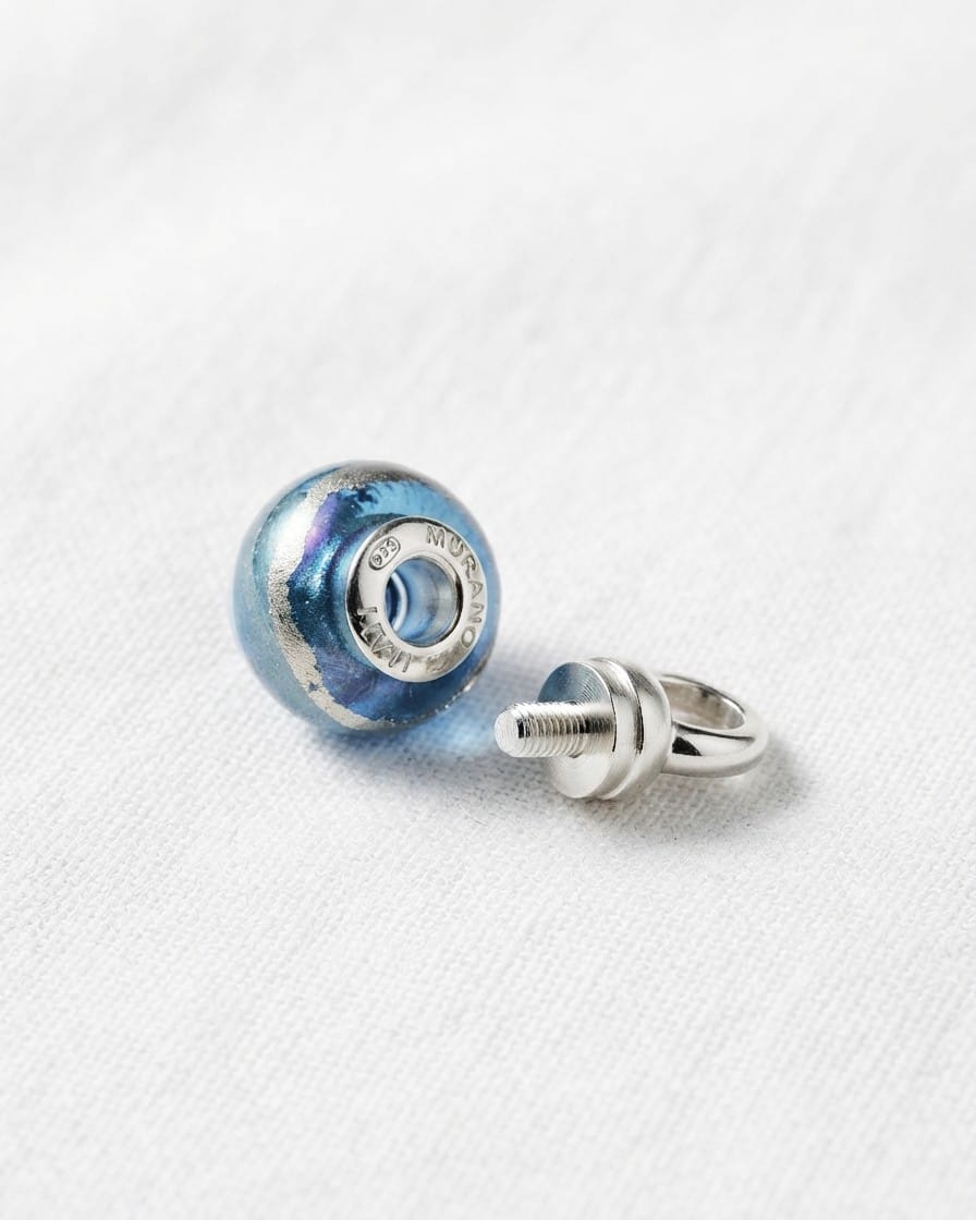 Loved Remembered Murano Glass Bead - 'Serenity'