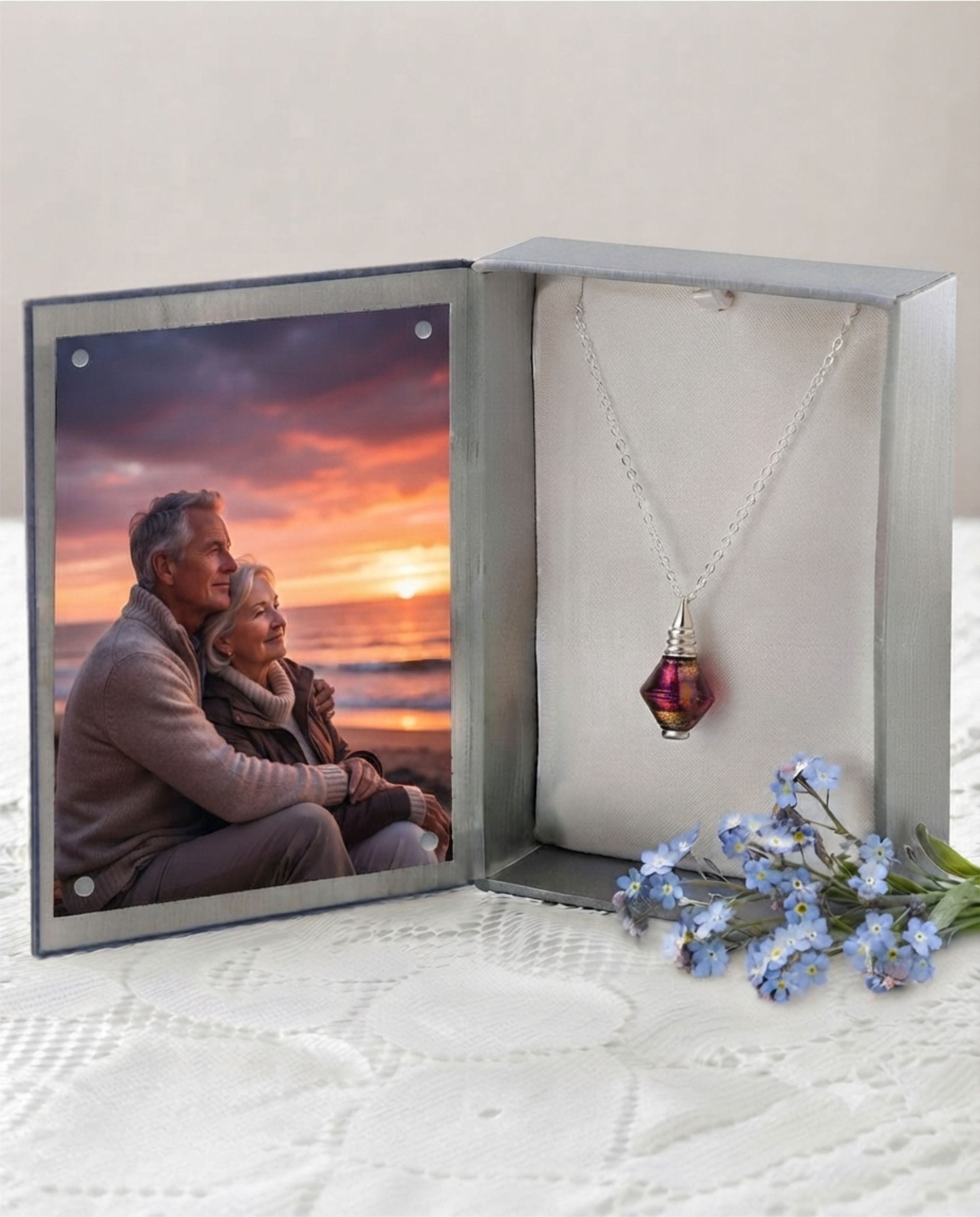Loved Remembered Murano Glass Bicono - Beyond the Sunset
