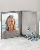Loved Remembered Murano Glass  Bicono - Ocean Mist