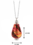 Loved Remembered Murano Glass Drop - Beyond the Sunset