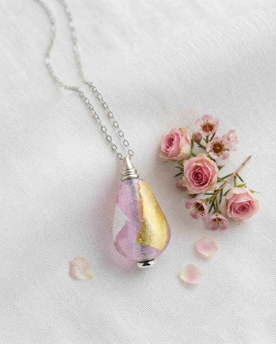 Loved Remembered Murano Glass Drop - Loving Whispers