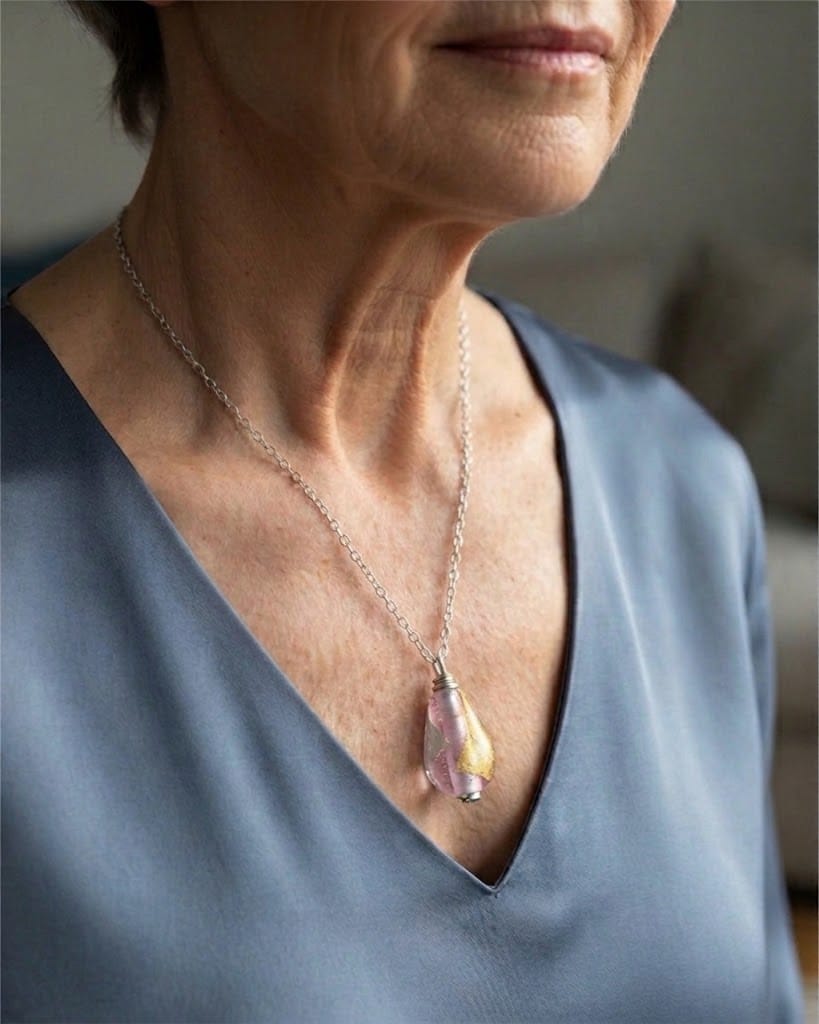Loved Remembered Murano Glass Drop - Loving Whispers