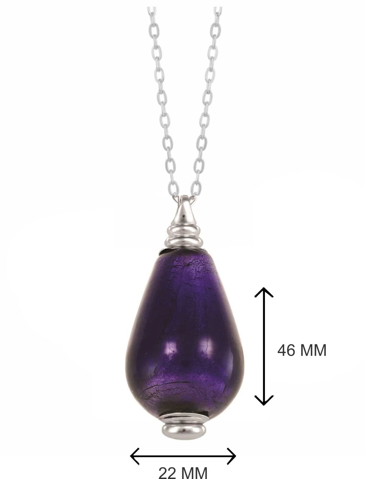 Loved Remembered Murano Glass Drop - 'Majesty'