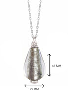 Loved Remembered Murano Glass Drop - 'Whispering Softly'