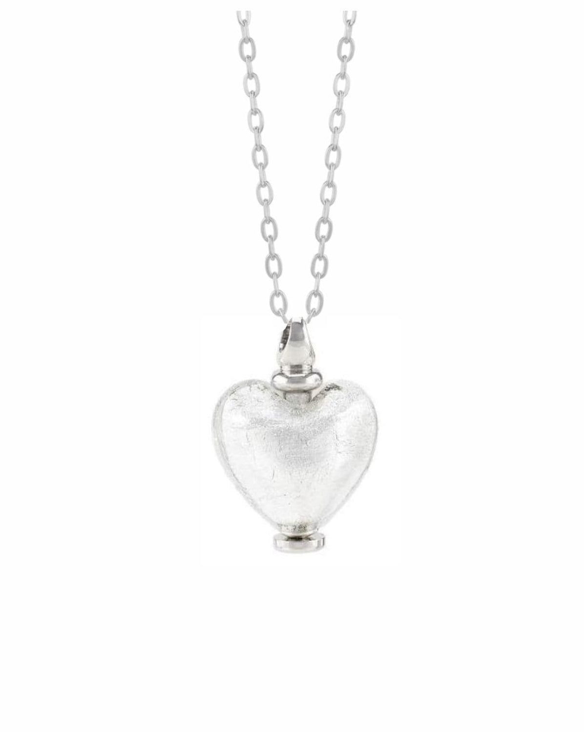Loved Remembered Murano Glass Heart Urn - April