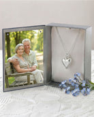 Loved Remembered Murano Glass Heart Urn - April