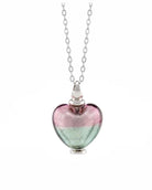 Loved Remembered Murano Glass Heart Urn - 'Enchanted Bliss'