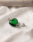 Loved Remembered Murano Glass Heart Urn - May