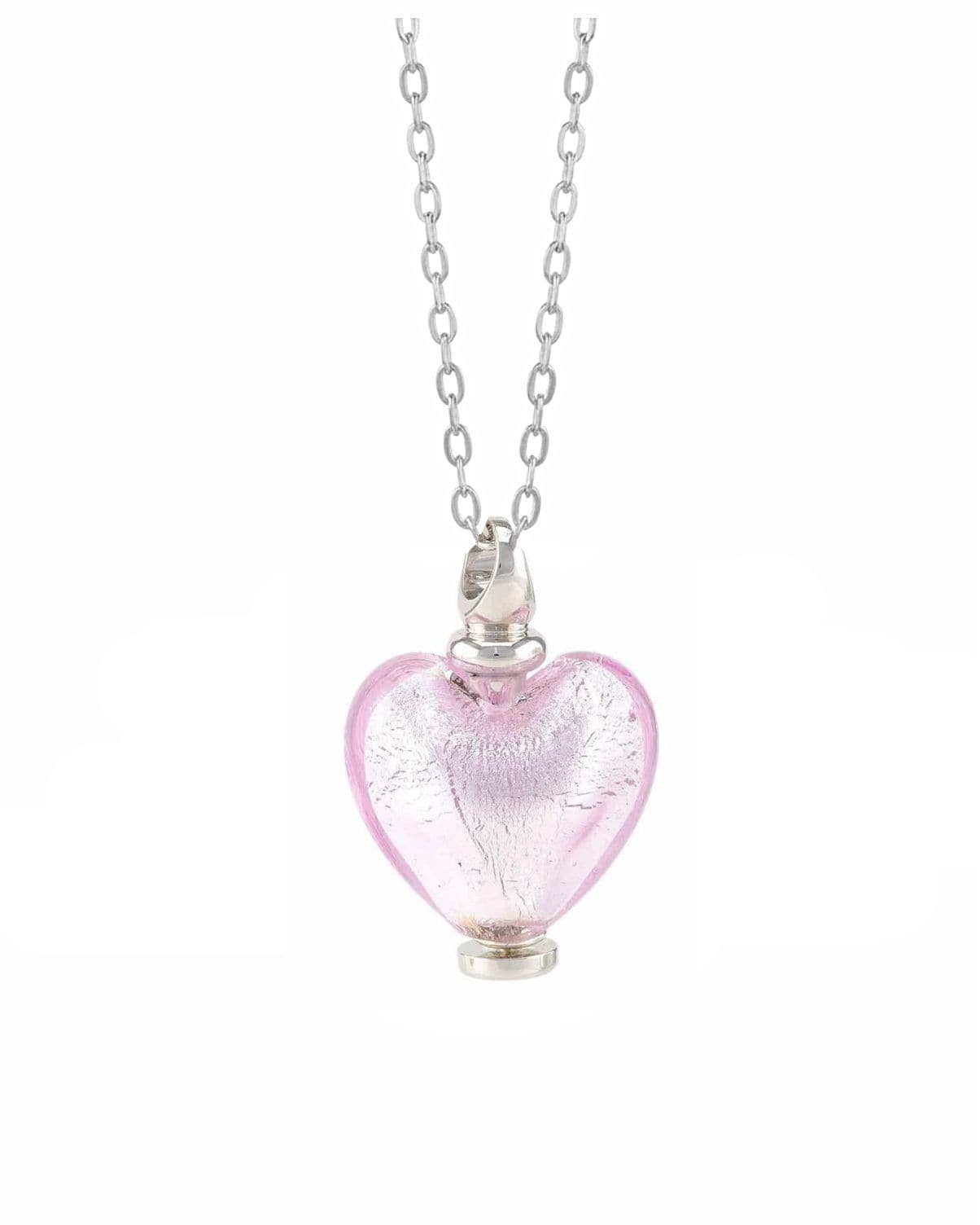 Loved Remembered Murano Glass Heart Urn - October