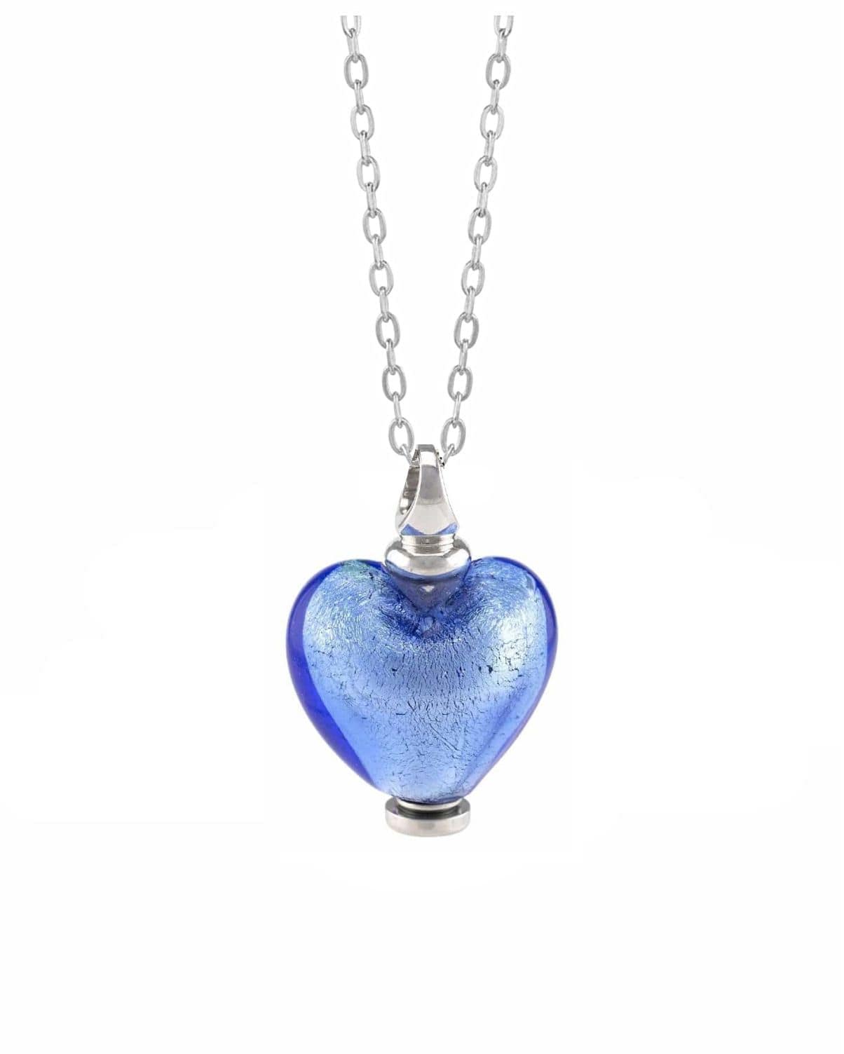 Loved Remembered Murano Glass Heart Urn - September