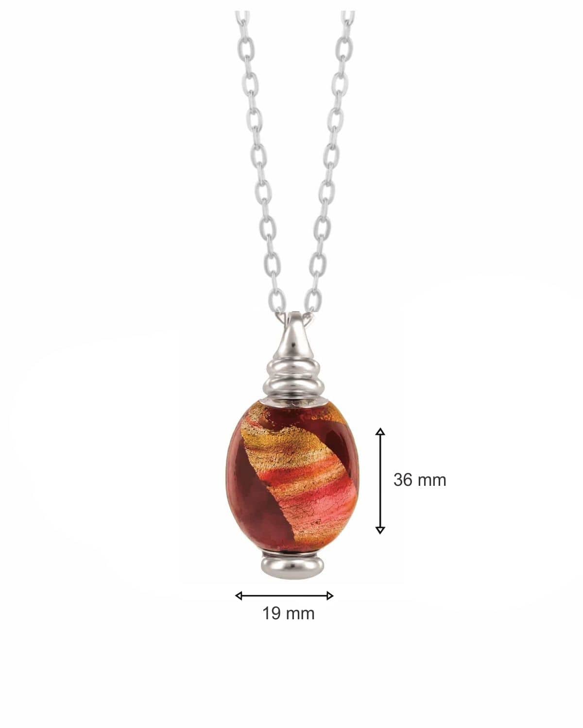Loved Remembered Murano Glass Olive - Beyond the Sunset