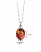 Loved Remembered Murano Glass Olive - Beyond the Sunset