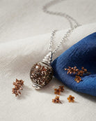 Loved Remembered Murano Glass Olive - Everlasting Embrace