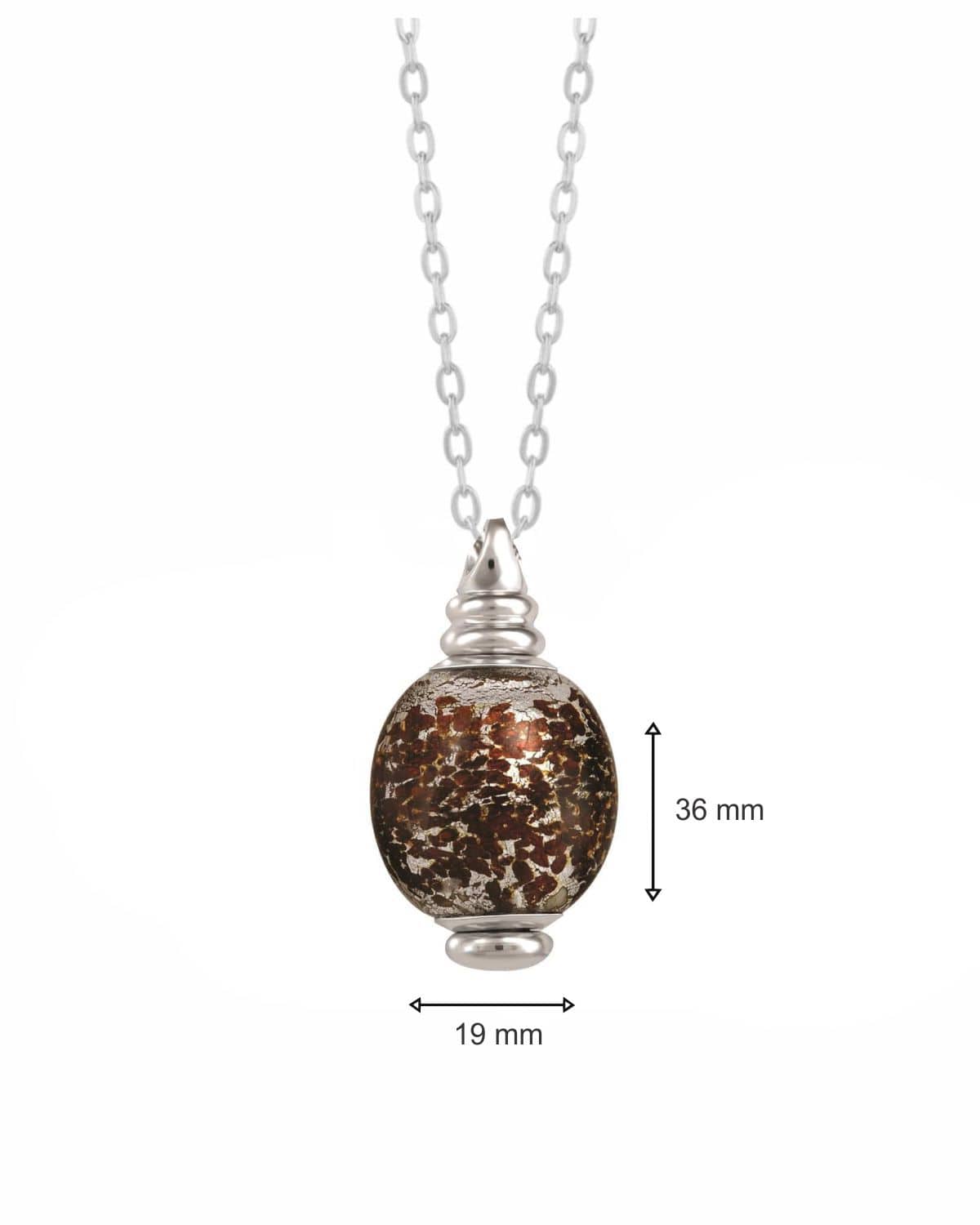 Loved Remembered Murano Glass Olive - Everlasting Embrace