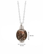 Loved Remembered Murano Glass Olive - Everlasting Embrace