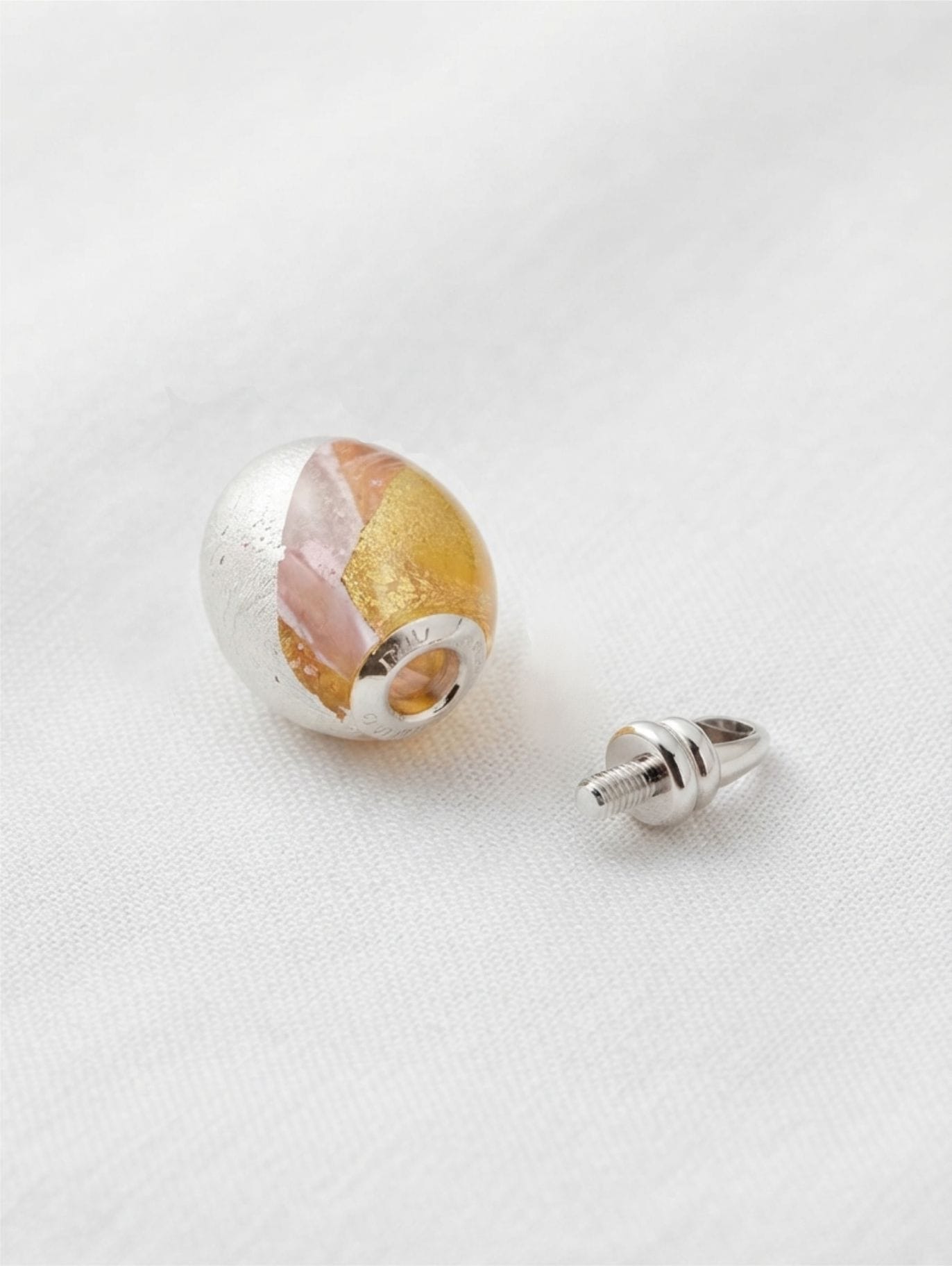 Loved Remembered Murano Glass Olive - Loving Whispers