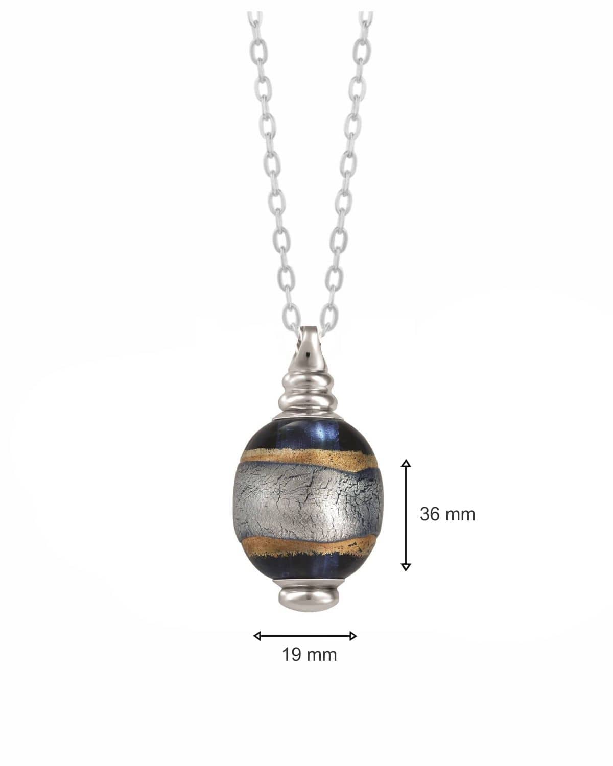 Loved Remembered Murano Glass Olive - 'Serenity'
