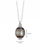 Loved Remembered Murano Glass Olive - 'Serenity'