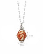 Loved Remembered Murano Glass Pendant Urn - Beloved