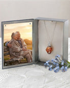 Loved Remembered Murano Glass Pendant Urn - Beloved