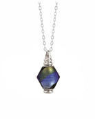 Loved Remembered Murano Glass Pendant Urn - 'Peaceful Waters'