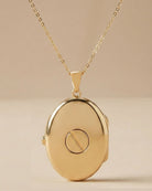 Loved Remembered 'Poppy' Gold Oval Locket Urn