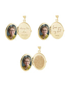 Loved Remembered 'Poppy' Gold Oval Locket Urn